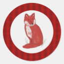 Search for wildlife illustration stickers Fox