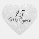 Search for silver quinceanera stickers Modern