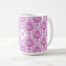 Search for damask pattern mugs Elegant