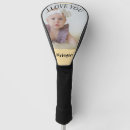 Search for photo golf head covers I love you