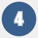 Search for white number stickers Blue