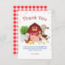 Search for zoo thank you cards Barnyard