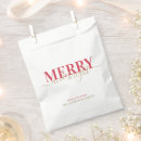 Search for christmas favour bags Merry and bright