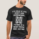 Search for funny crossword tshirts Birthday