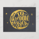 Search for black star postcards Moon