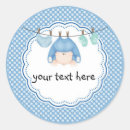 Search for baby boy birth stickers Typography