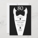 Search for bow tie birthday invitations Black