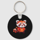 Search for red panda key rings Halloween