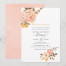 Search for gold 50th wedding anniversary invitations Floral
