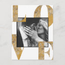 Search for black gold save the dates Black and white