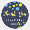 Search for bubbles wedding stickers Green