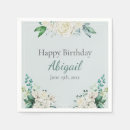 Search for 65th birthday napkins Flowers
