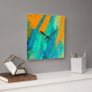 Search for teal orange abstract art White