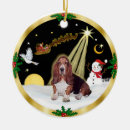 Search for basset hound christmas decor Pets