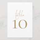 Search for gold wedding table cards Stylish