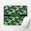 Search for 4 leaf clover mousepads Lucky charm