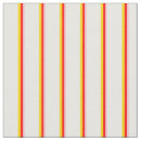 Search for yellow and white striped fabric Red