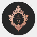 Search for pink and black wedding stickers Elegant
