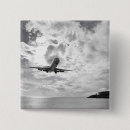 Search for vintage airplane badges Black and white