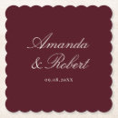 Search for wedding coasters Typography