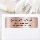 Search for satin return address labels Girly