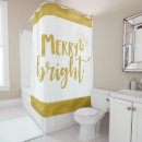 Search for merry christmas shower curtains Merry and bright