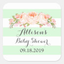 Search for peach stripes stickers Baby shower
