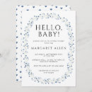 Search for hello baby invitations Watercolor