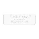 Search for married return address labels Mr and mrs