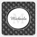 Search for black and white heart pattern stickers Modern