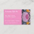 Search for embroidered business cards Floral