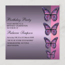 Search for purple 17th birthday invitations Pink