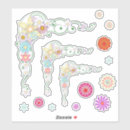 Search for single white flower stickers Summer
