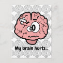 Search for cartoon brain postcards Science