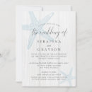 Search for vintage tropical wedding invitations Starfish