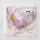 Search for 71st birthday invitations Daisy
