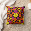 Search for orange and black cushions Retro