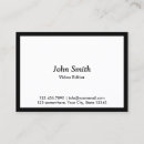 Search for videographer business cards Film