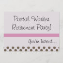 Search for postal invitations Retired postal worker