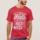 Search for red for ed tshirts Teacher