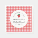 Search for red and white gingham napkins Summer