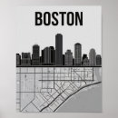 Search for us map posters Massachusetts