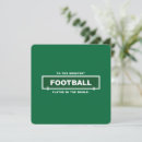 Search for football birthday cards Modern