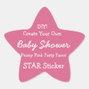 Search for diy baby shower stickers Pink