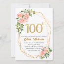 Search for 100th anniversary invitations Celebration
