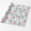 Search for christmas snowman wrapping paper White