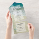 Search for tropical destination wedding invitations Waves