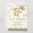Search for floating baby shower invitations Watercolor