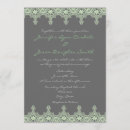 Search for green lace invitations Sage