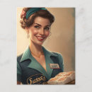 Search for waitresses postcards Woman